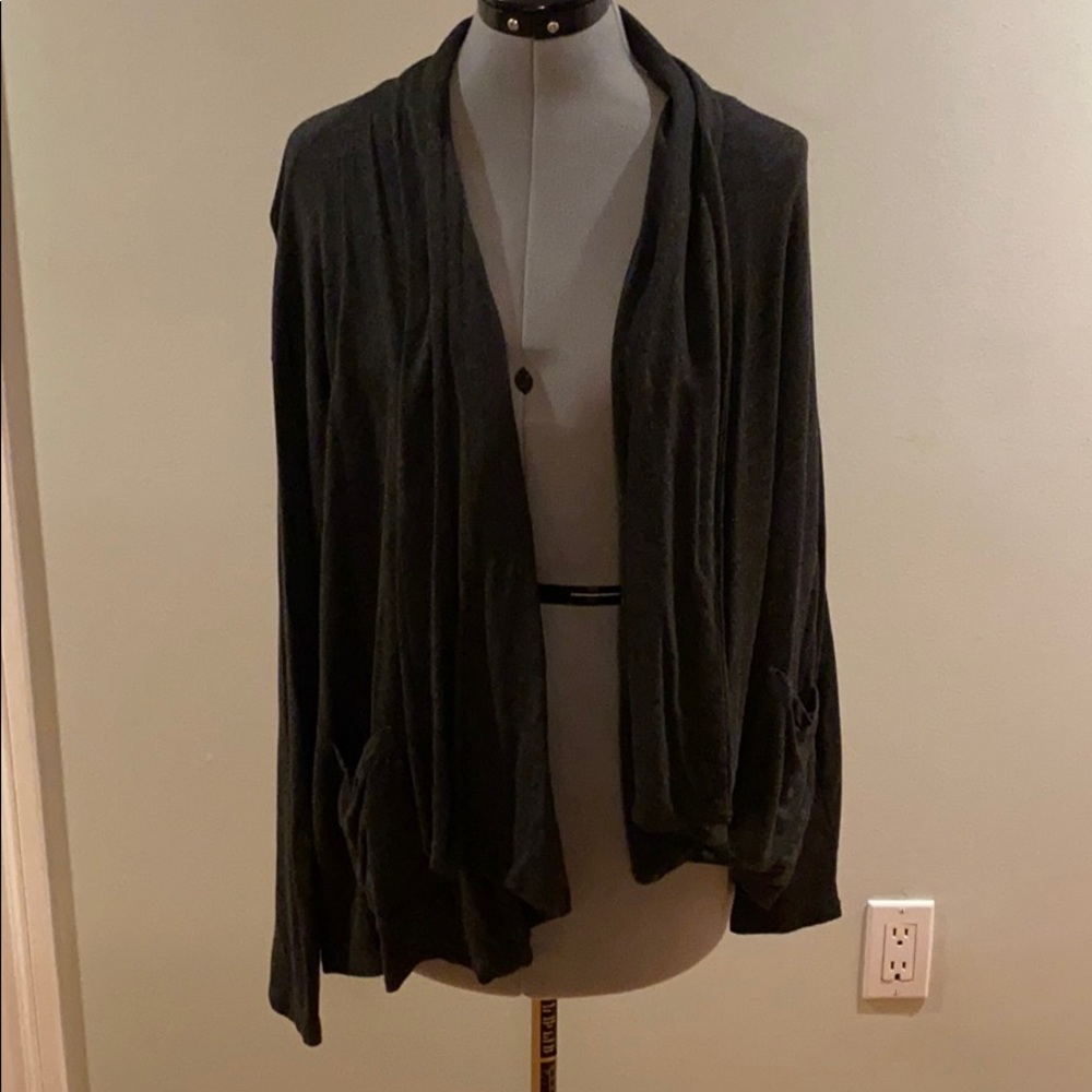 Pieces by Kensie Drapey Open-Front Cardigan